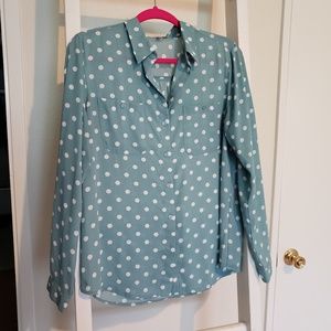 Ann Taylor Loft button down blouse